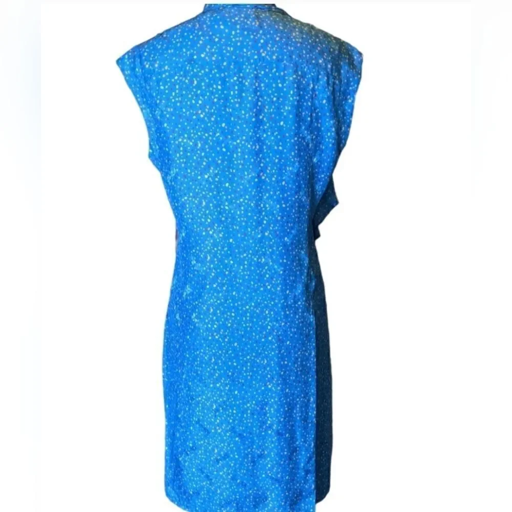 NWT COACH Dotted Sleeveless 100% silk dress Size 00